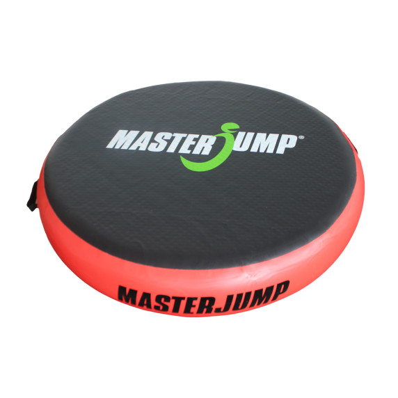 Placă gonflabilă pentru sărituri  - Airspot MASTERJUMP - diametru 100 x 20 cm - negru - roșu