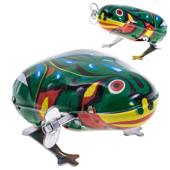 Broască săritoare din metal - Inlea4Fun ZA2235