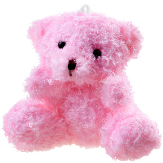 Ursuleț de pluș 10cm -  Inlea4Fun ZA4404 - Roz