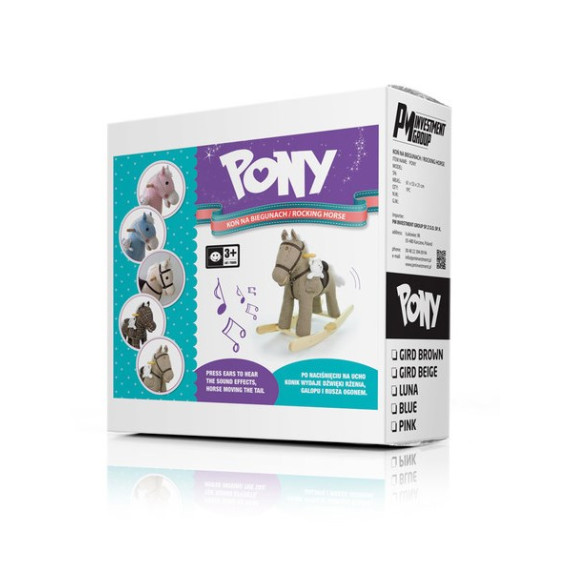 Hintaló Milly Mally Pony - lila