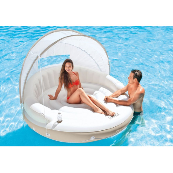 Felfújható úszósziget  CANOPY ISLAND LOUNGE  199x150cm INTEX 58292