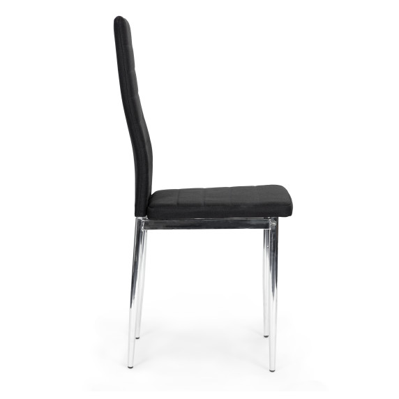 Étkezőszék fém lábakkal 4 db  MS-DC855-C-4 BLACK ModerHome - fekete