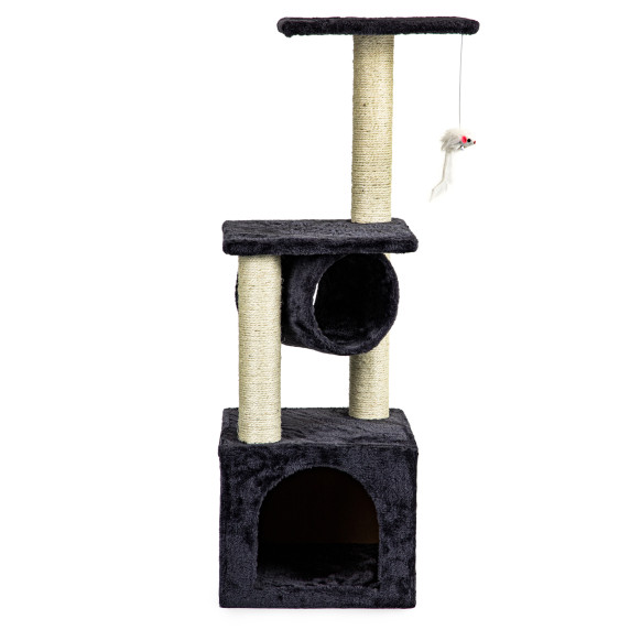 Macskakaparófa 92 cm MODERN HOME - Fekete