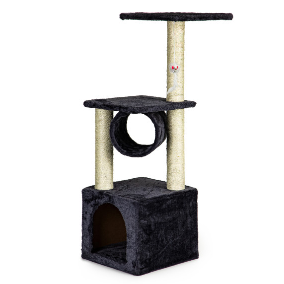 Macskakaparófa 92 cm MODERN HOME - Fekete