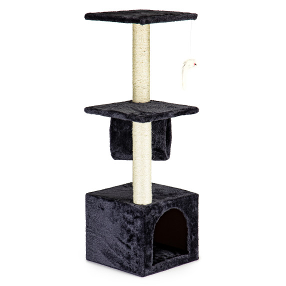 Macskakaparófa 92 cm MODERN HOME - Fekete