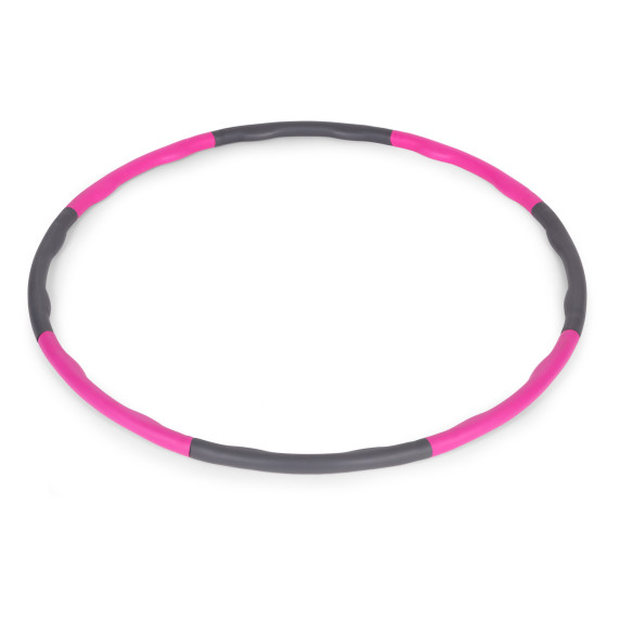 Hulahopp karika ONE Fitness HHP090 90 cm - rózsaszín - szürke