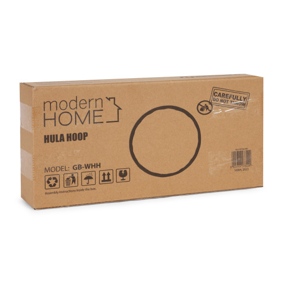 Hulahopp karika ONE Fitness HHP090 90 cm - rózsaszín - szürke