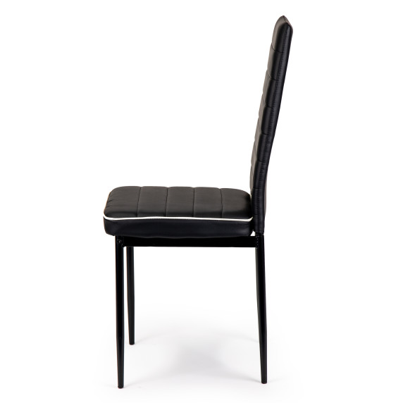 Étkezőszék 4 db KT-Y616 BLACK  ModernHome - fekete