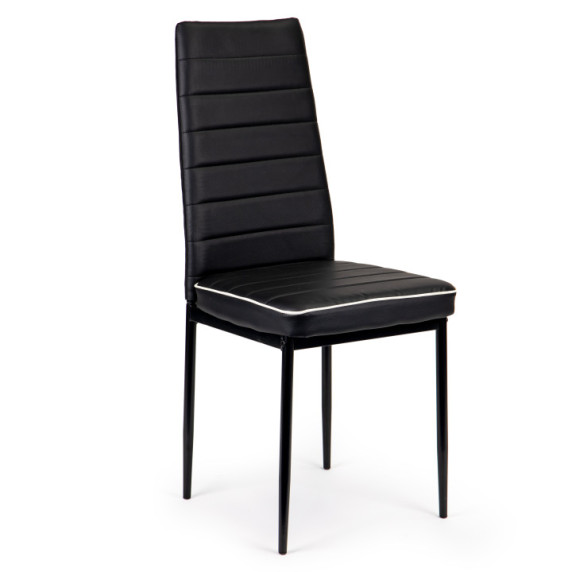 Étkezőszék 4 db KT-Y616 BLACK  ModernHome - fekete