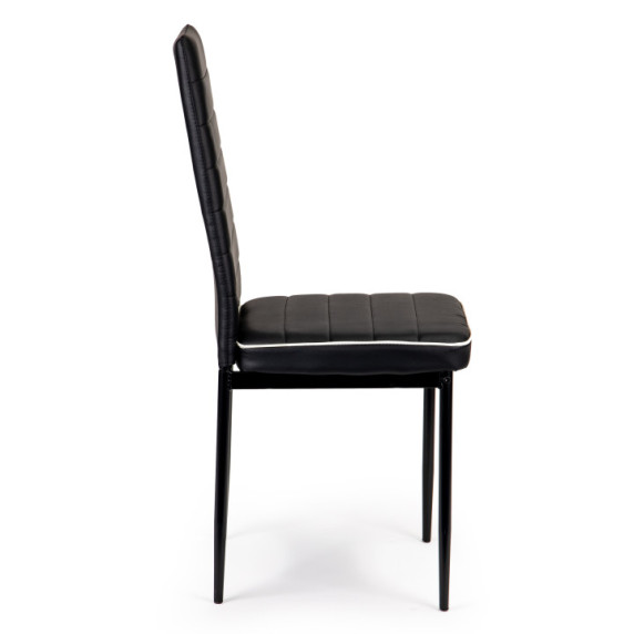 Étkezőszék 4 db KT-Y616 BLACK  ModernHome - fekete
