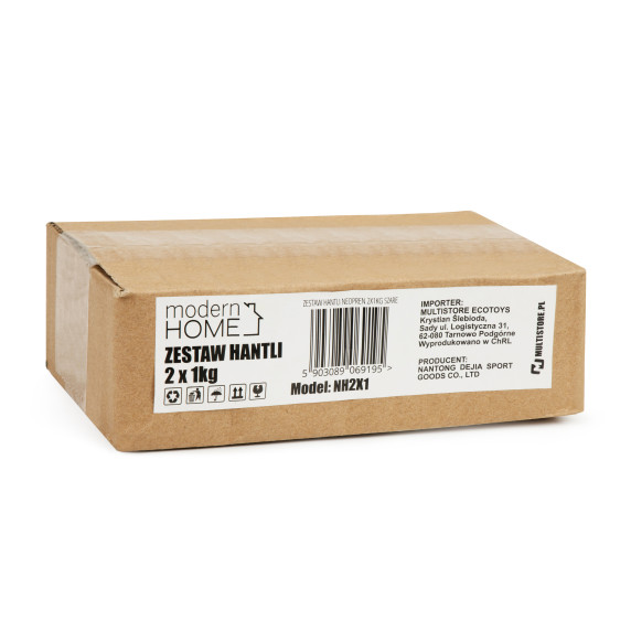 Neoprén kézisúlyzó szett 2x1 kg - pink