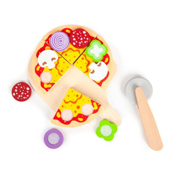 Játék pizzakészítő készlet kemencével ECOTOYS