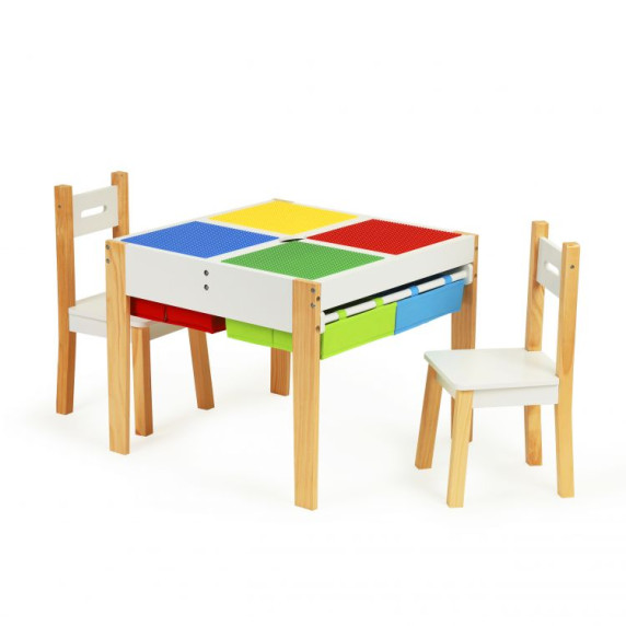 Kreatív faasztal székekkel ECOTOYS