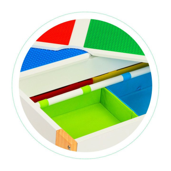 Kreatív faasztal székekkel ECOTOYS
