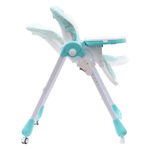 Scaun de masă bebe - NEW BABY Minty Fox - mentă