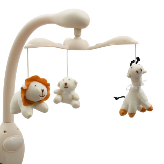 Multifunkcionális baba bölcső kiságy New Baby - Csillag szürke