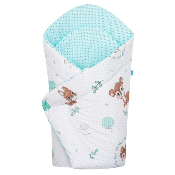 Detská zavinovačka NEW BABY Srnka - mätová