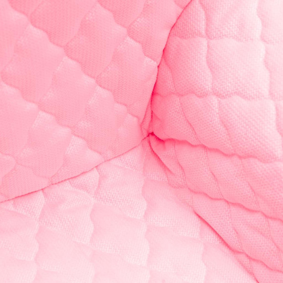 Gyerekfotel New Baby VELVET - Felhőcske rózsaszín