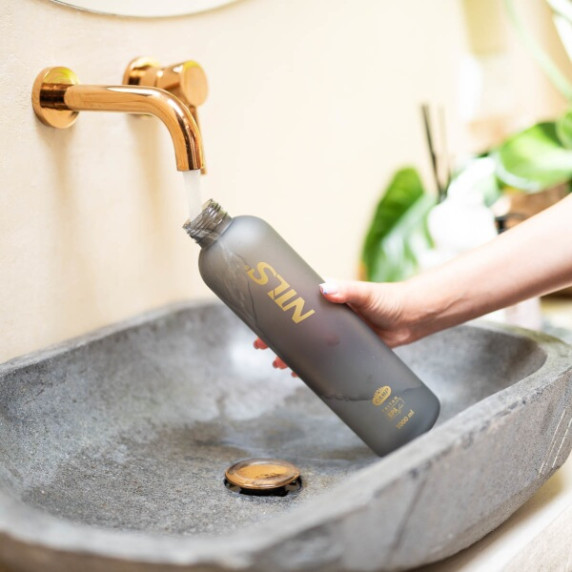 Sticlă din tritan - NILS Camp NCD61 1000 ml - gri