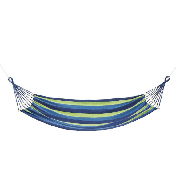 Hamac - 200x100 cm - albastru/verde - NILS Camp NC9001