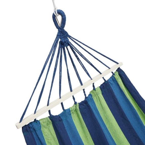 Hamac - 200x100 cm - albastru/verde - NILS Camp NC9001