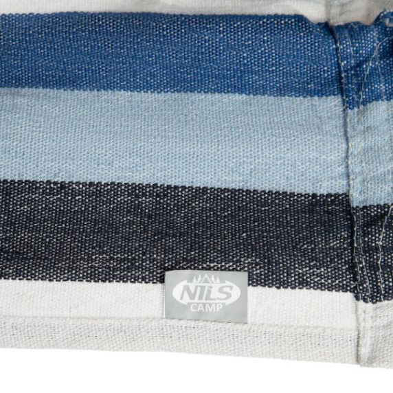 Hamac tip scaun, suspendat - albastru - NILS Camp NC3107