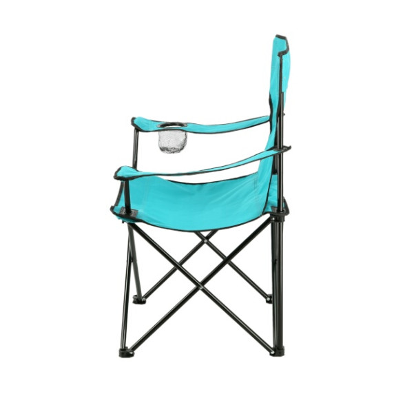 Scaun camping cu cotiere, pliabil - NILS Camp NC3044 - turcoaz