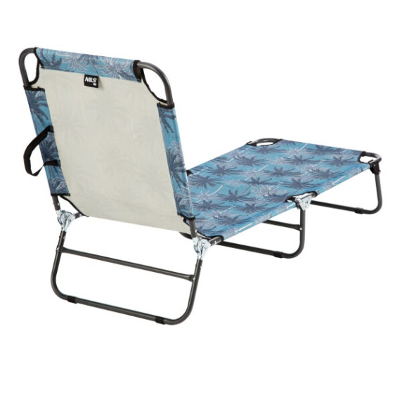 Sezlong NILS Camp NC1641 - albastru palmier