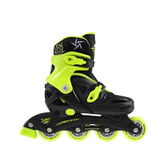 NJ0321 ZELENÉ VEL.M(31-35) DĚTSKÉ KOLEČKOVÉ BRUSLE NILS EXTREME