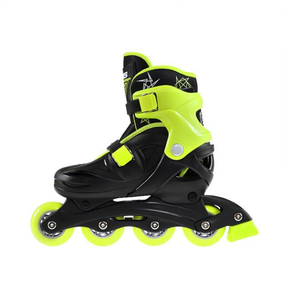 NJ0321 ZELENÉ VEL.M(31-35) DĚTSKÉ KOLEČKOVÉ BRUSLE NILS EXTREME