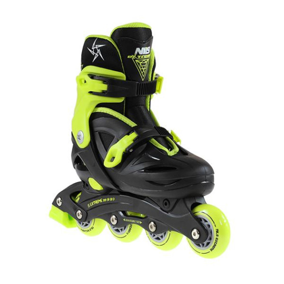 NJ0321 ZELENÉ VEL.M(31-35) DĚTSKÉ KOLEČKOVÉ BRUSLE NILS EXTREME