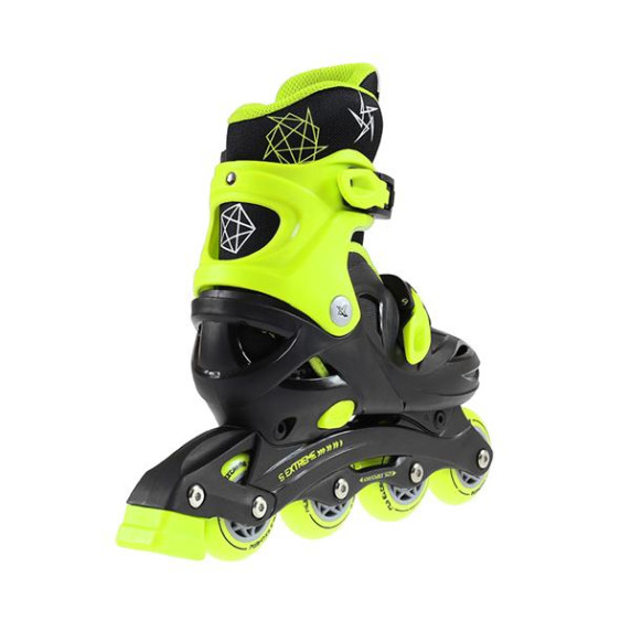 NJ0321 ZELENÉ VEL.M(31-35) DĚTSKÉ KOLEČKOVÉ BRUSLE NILS EXTREME