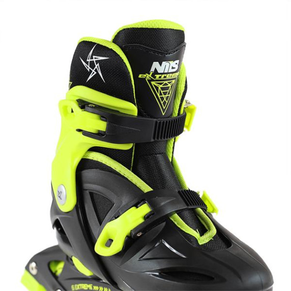 NJ0321 ZELENÉ VEL.M(31-35) DĚTSKÉ KOLEČKOVÉ BRUSLE NILS EXTREME