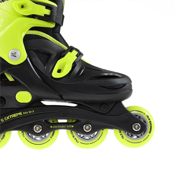 NJ0321 ZELENÉ VEL.M(31-35) DĚTSKÉ KOLEČKOVÉ BRUSLE NILS EXTREME