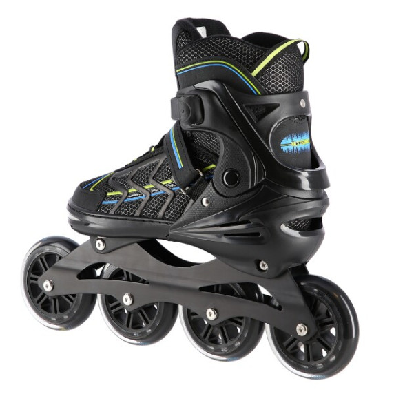 NA1128 ČERNO-ZELENÉ VEL.XL(43-45) KOLEČKOVÉ BRUSLE NILS EXTREME