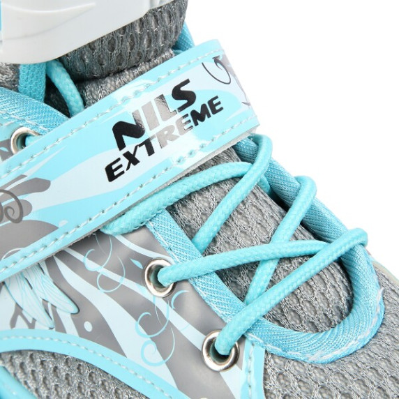 NA10602 MODRÉ VEL.M(35-38) DĚTSKÉ KOLEČKOVÉ BRUSLE NILS EXTREME