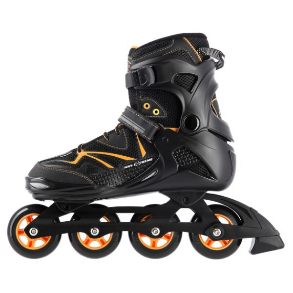 NA9022 ORANŽOVÉ VEL.39 KOLEČKOVÉ BRUSLE NILS EXTREME