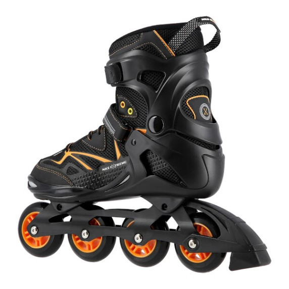 NA9022 ORANŽOVÉ VEL.39 KOLEČKOVÉ BRUSLE NILS EXTREME