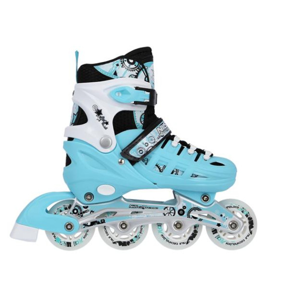 Patine reglabile 4în1 - NILS EXTREME NH10905 - mărimea 35-38 - mentă