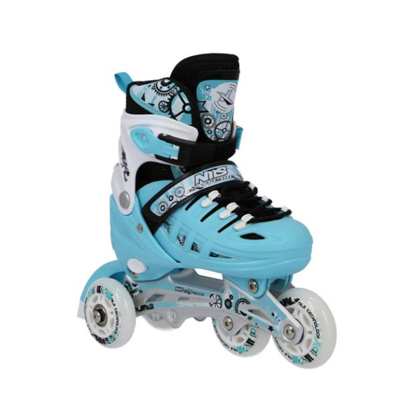 Patine reglabile 4în1 - NILS EXTREME NH10905 - mărimea 35-38 - mentă