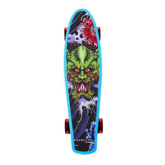 Gördeszka PennyBoard NILS Extreme Crude Dragon - Kék