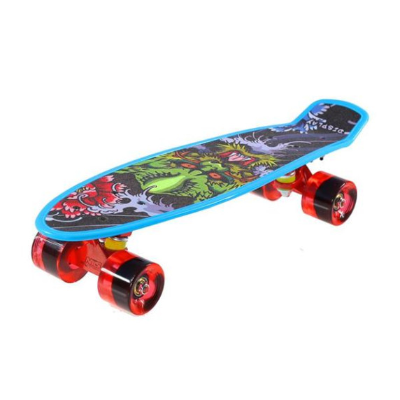 Gördeszka PennyBoard NILS Extreme Crude Dragon - Kék