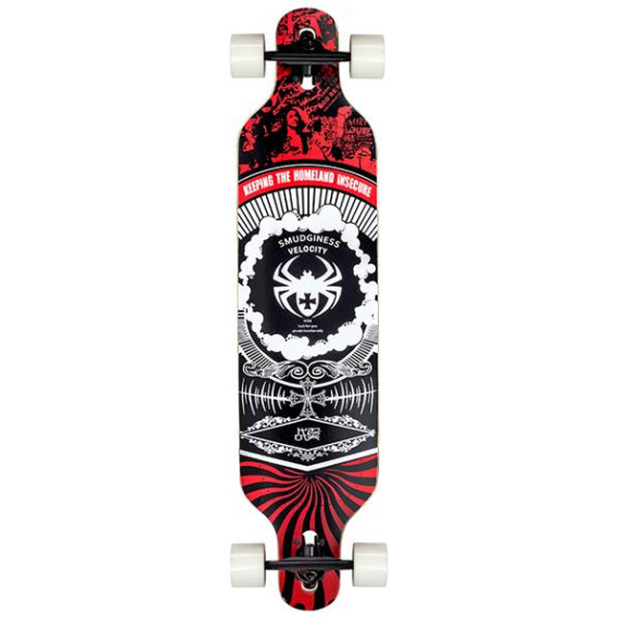 Skateboard - longboard NILS Extreme Wood Spider