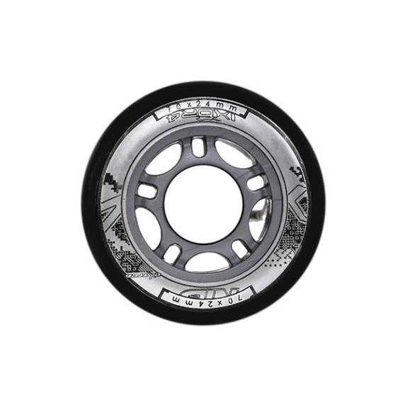 KOLIESKA NILS EXTREME PU 70x24 ČIERNE (4KS)