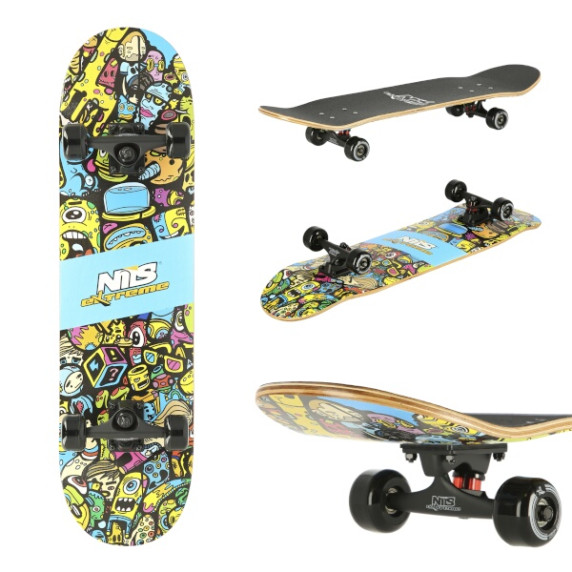 Skateboard - NILS Extreme CR3108 Color Worms 2