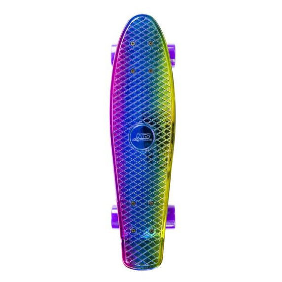 Skateboard - pennyBoard NILS Extreme PNB01 Electrostyle - Rainbow