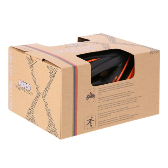 MTW202 ORANŽOVÁ VEL.M (53-58 CM) HELMA NILS EXTREME