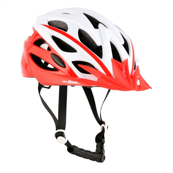 MTW210 BÍLÁ-ČERVENÁ VEL.M (53-58 CM) HELMA NILS EXTREME