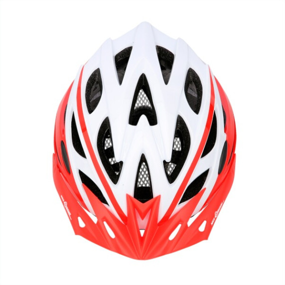 MTW210 BÍLÁ-ČERVENÁ VEL.M (53-58 CM) HELMA NILS EXTREME
