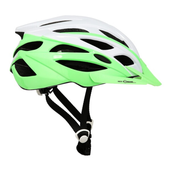 MTW210 ŠEDÁ-ZELENÁ VEL.L (59-65 CM) HELMA NILS EXTREME